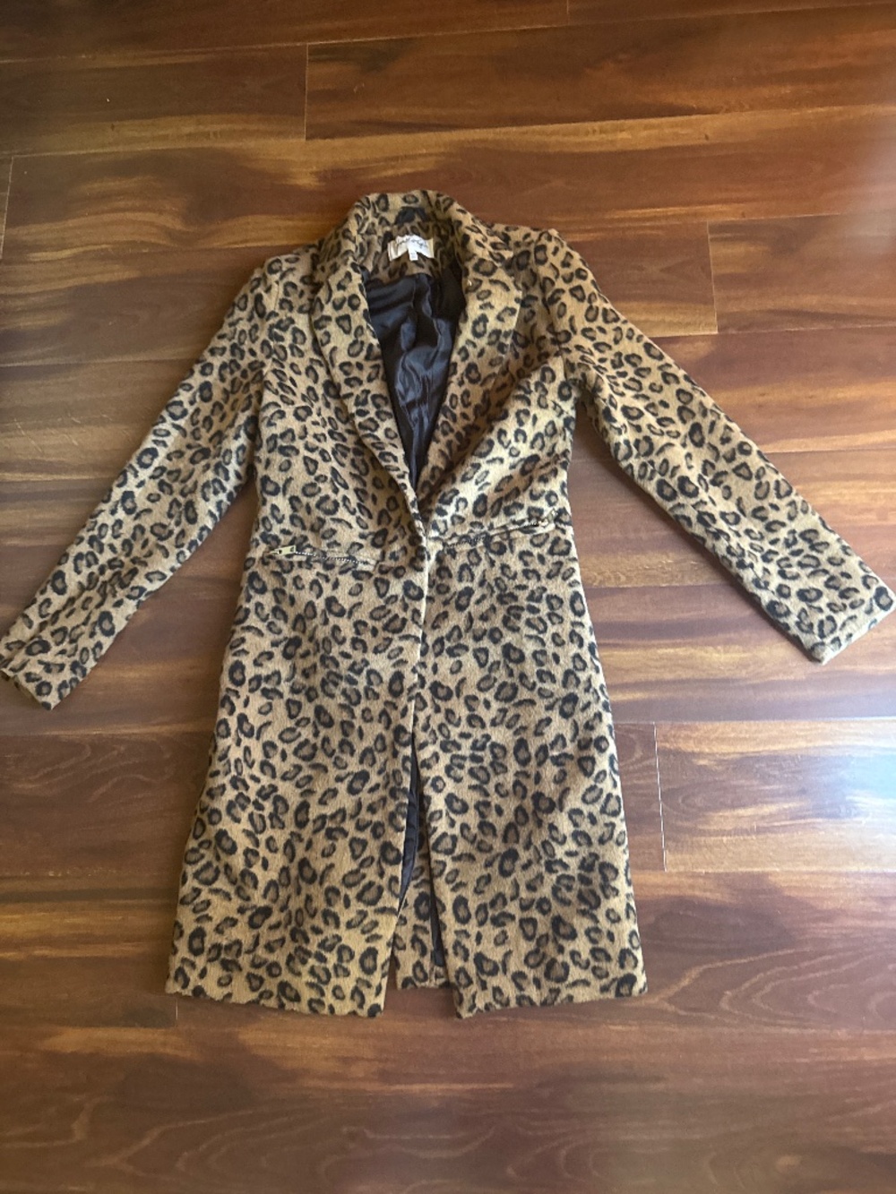 KENDALL & Kylie Animal Print Coat Jacket Size XS